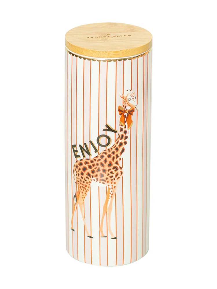Yvonne Ellen Multi Large Giraffe Storage Jar - Image 2 of 2 Yvonne Ellen Multi Large Giraffe Storage Jar - Image 2 of 2