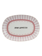 Yvonne Ellen Multi Buon Appetito 34cm Slogan Platter Plate - Image 2 of 2