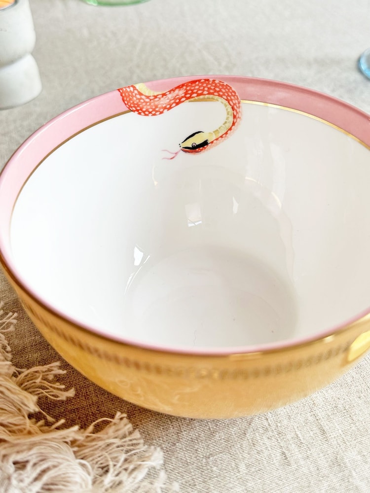 Yvonne Ellen Set of 4 Multi Animal Cereal Bowls - Image 5 of 5