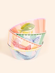Yvonne Ellen Set of 4 Multi Melamine Picnic Bowls - Image 1 of 3