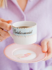 Yvonne Ellen Multi Bridesmade Teacup and Saucer - Image 1 of 2