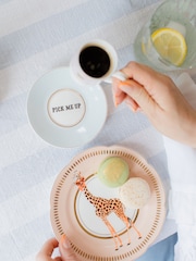 Yvonne Ellen Set of 4 Multi Animal Print Tea Plates - Image 6 of 8