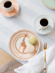 Yvonne Ellen Set of 4 Multi Animal Print Tea Plates - Image 8 of 8