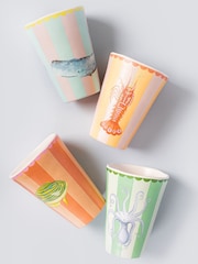 Yvonne Ellen Set of 4 Multi Melamine Picnic Tumblers - Image 3 of 6