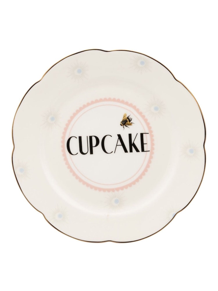 Yvonne Ellen Set of 4 Multi Cheeky Tea Plates - Image 2 of 4