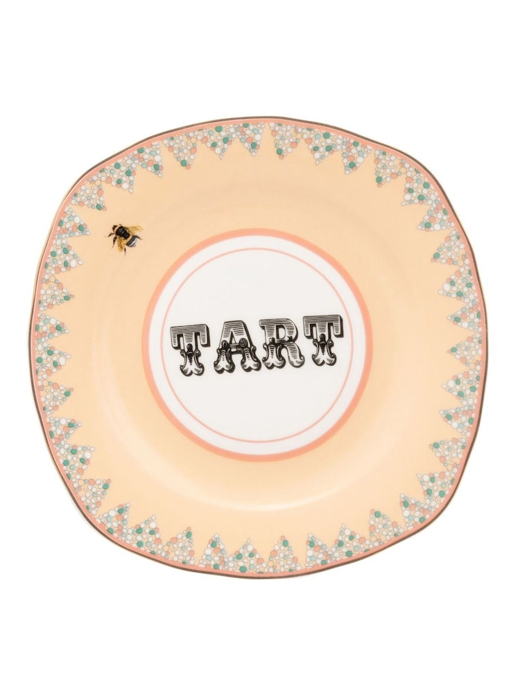 Yvonne Ellen Set of 4 Multi Cheeky Tea Plates - Image 4 of 4