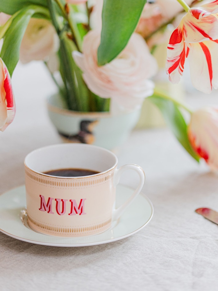 Yvonne Ellen Multi Mum Teacup and Saucer - Image 1 of 2