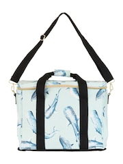 Yvonne Ellen Blue Whale Cooler Lunch Picnic Bag - Image 6 of 7