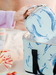 Yvonne Ellen Blue Whale Cooler Lunch Picnic Bag - Image 7 of 7