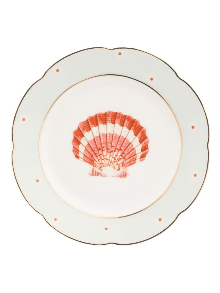 Yvonne Ellen Set of 4 Multi Fishy Tea Plates - Image 5 of 5
