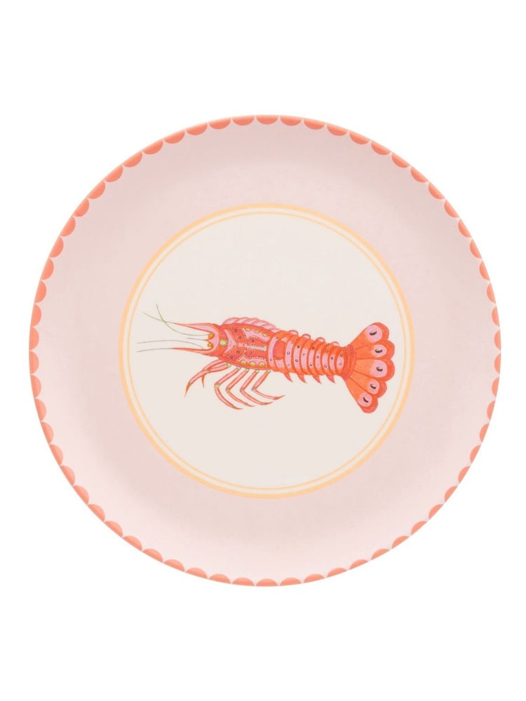 Yvonne Ellen Set of 4 Multi Melamine Picnic Side Plates - Image 2 of 5