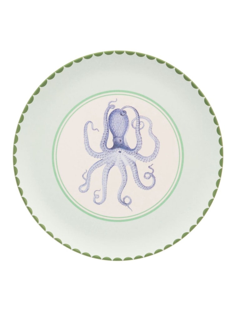 Yvonne Ellen Set of 4 Multi Melamine Picnic Side Plates - Image 5 of 5