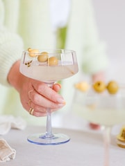 Yvonne Ellen Set of 2 Multi Bee Coupe Glasses - Image 5 of 7