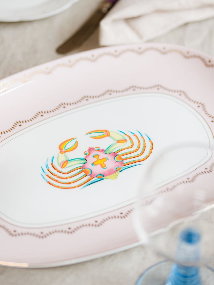 Yvonne Ellen Multi Crab Platter Plate - Image 4 of 4