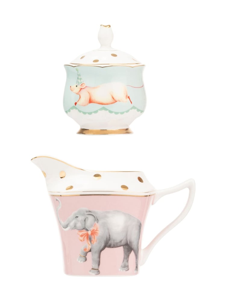Yvonne Ellen Multi Elephant Mouse Milk Jug and Sugar Pot Set - Image 2 of 2