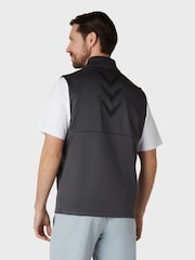Callaway Apparel Grey Chev High Gauge Full Zip Vest - Image 2 of 6