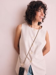 Black/Gold Tone Across Body Phone Strap - Image 3 of 8