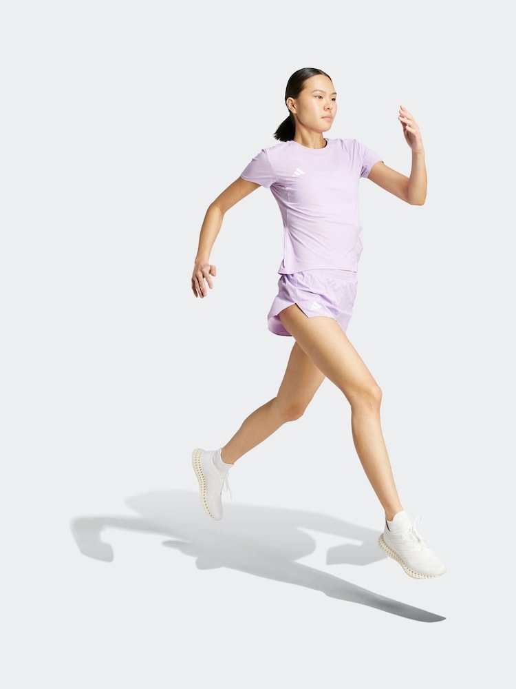 adidas Purple Adizero T-Shirt - Image 2 of 2