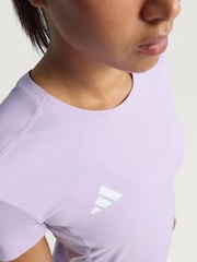 adidas Purple Light Adizero T-Shirt - Image 4 of 9
