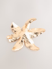 Gold Tone Flower Brooch - Image 3 of 3