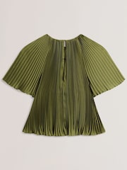 Ted Baker Lionaa-Pleated Short Sleeve Blouse - Image 2 of 7