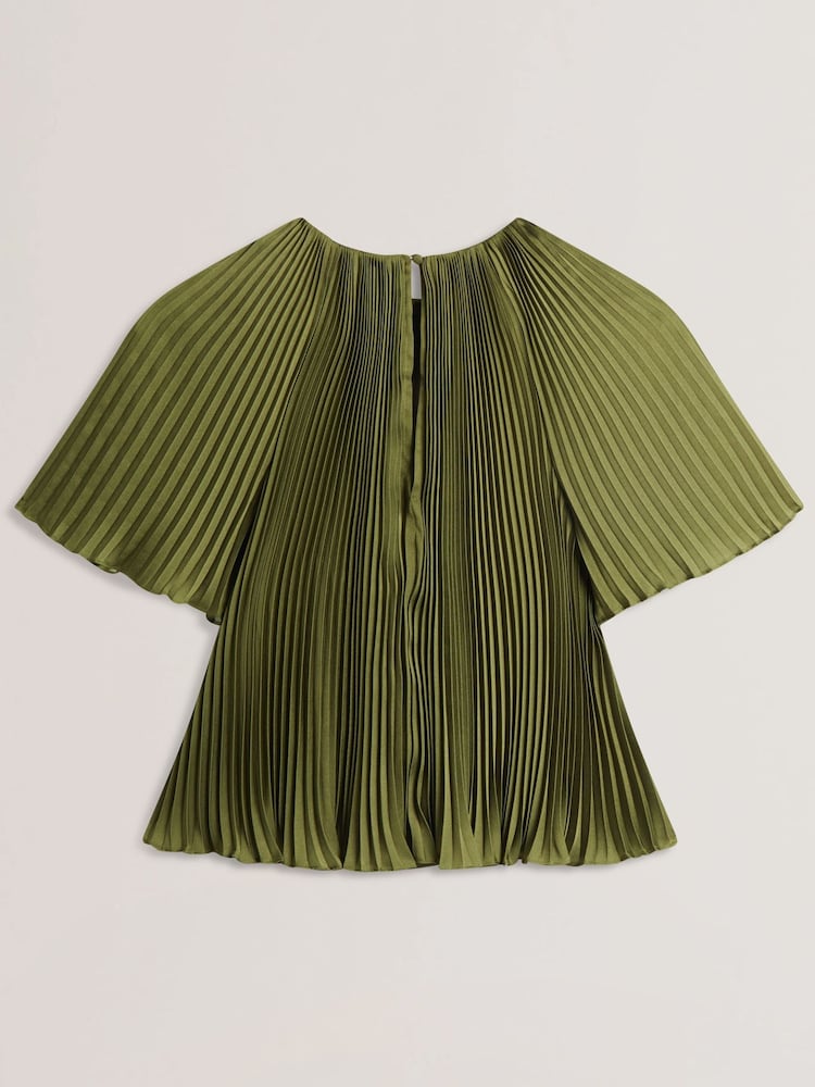 Ted Baker Lionaa-Pleated Short Sleeve Blouse - Image 2 of 7