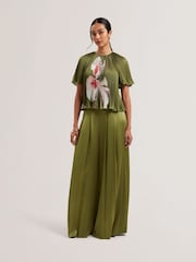 Ted Baker Lionaa-Pleated Short Sleeve Blouse - Image 6 of 7