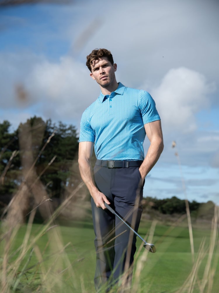 Callaway Apparel Blue Chev Tech Trousers II - Image 1 of 3