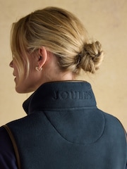 Joules Official Burghley Navy Fleece Gilet - Image 10 of 11