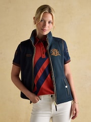 Joules Official Burghley Navy Fleece Gilet - Image 7 of 11