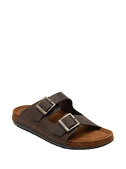 Lotus Brown Casual Sandals - Image 1 of 4