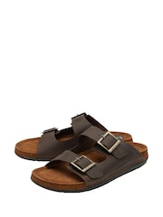 Lotus Brown Casual Sandals - Image 2 of 4