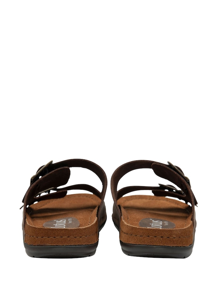 Lotus Brown Casual Sandals - Image 3 of 4