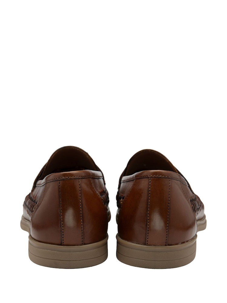 Lotus Brown Casual Loafers - Image 3 of 4