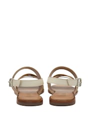 Lotus Nude Low Heel Multi Strap Sandals - Image 3 of 4