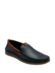 Lotus Blue Casual Slip On Driving Shoes - Image 1 of 4