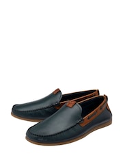 Lotus Blue Casual Slip On Driving Shoes - Image 2 of 4