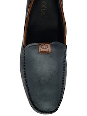 Lotus Blue Casual Slip On Driving Shoes - Image 4 of 4