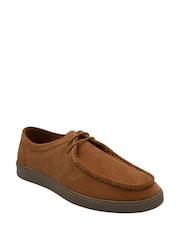 Lotus Brown Casual Lace-Up Shoes - Image 1 of 4