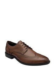 Lotus Brown Brogues Lace-Up Shoes - Image 1 of 4