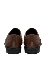 Lotus Brown Brogues Lace-Up Shoes - Image 3 of 4