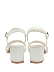 Lotus White Heeled Occasion Sandals - Image 3 of 4
