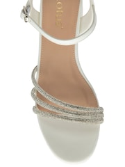 Lotus White Heeled Occasion Sandals - Image 4 of 4