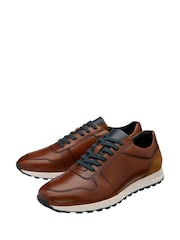 Lotus Brown Sporty Casual Lace-Up Shoes - Image 2 of 4