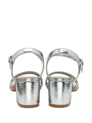 Lotus Silver Heeled Occasion Sandals - Image 3 of 4