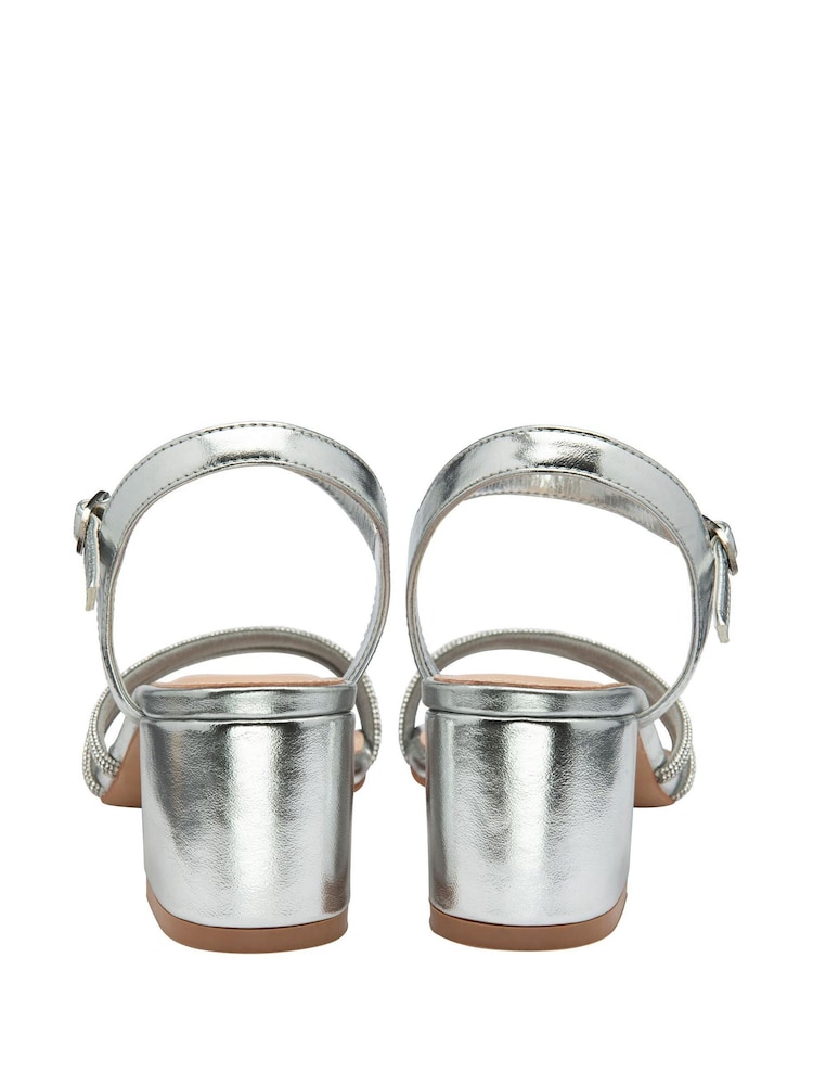 Lotus Silver Heeled Occasion Sandals - Image 3 of 4