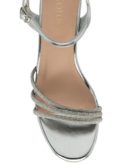 Lotus Silver Heeled Occasion Sandals - Image 4 of 4