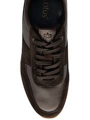 Lotus Brown Sporty Casual Lace-Up Shoes - Image 4 of 4
