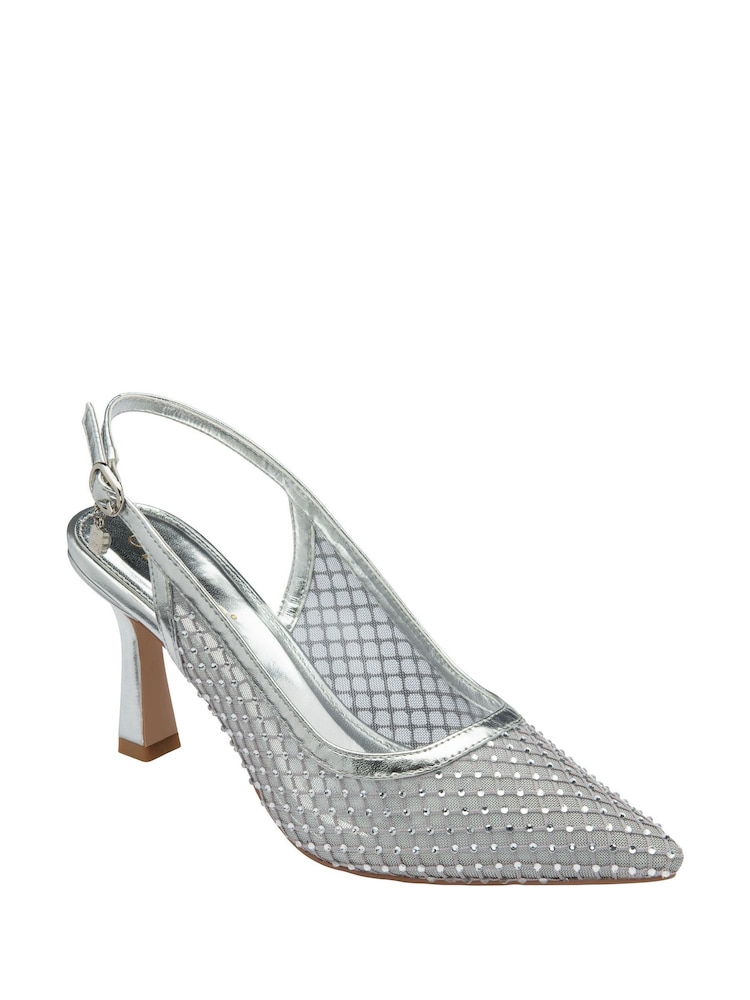 Lotus Silver Heeled Occasion Shoes - Image 1 of 4 Lotus Silver Heeled Occasion Shoes - Image 1 of 4