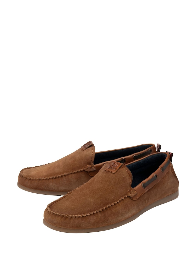 Brown - Lotus Casual Slip On Driving Shoes - Image 2 of 4